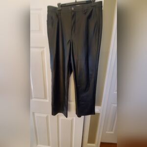 Loft leather look pants